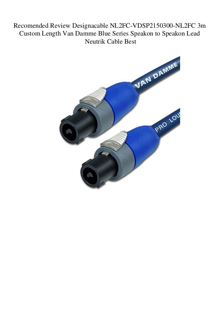 neutrik nl2fc cable