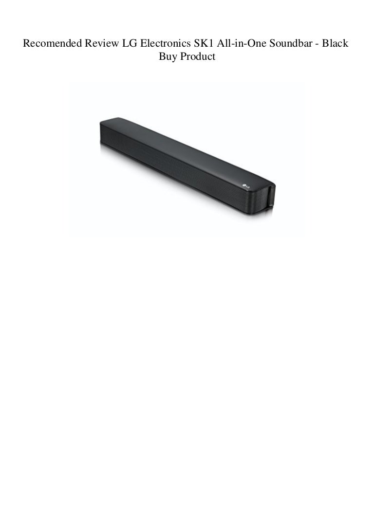 lg all in one soundbar