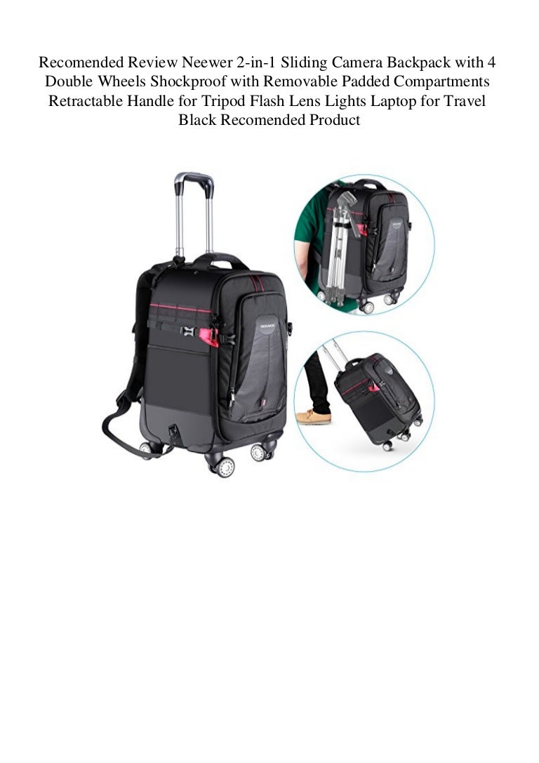 backpack with handle and wheels