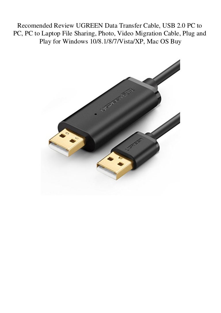 Recomended Review Ugreen Data Transfer Cable Usb 2 0 Pc To Pc
