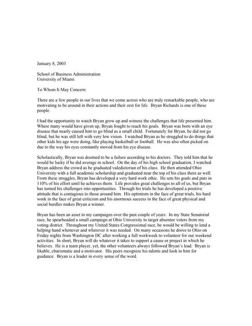 letter of recommendation 2009 cheerleading recommendation letter