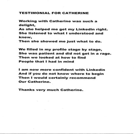 Recommendation fro Chris Ryder