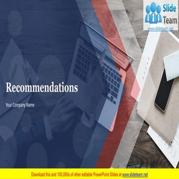 Recommendations PowerPoint Presentation Slides 