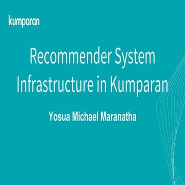 Recommender Infrastructure in Kumparan