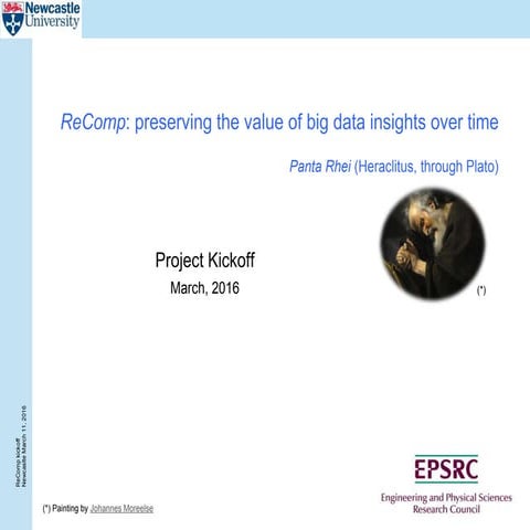 ReComp project kickoff presentation 11-03-2016