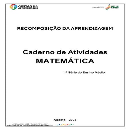 Recomposição 1 ano sistema de medidas gráficos potenciação