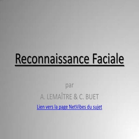 Reconnaissance faciale