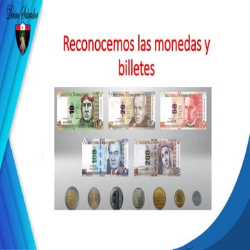 Reconocemos las monedas y billetes 23 DE OCTUBRE.pptx