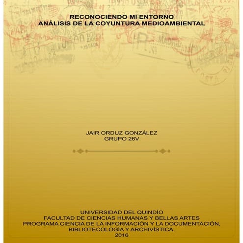 Reconociendo entorno 