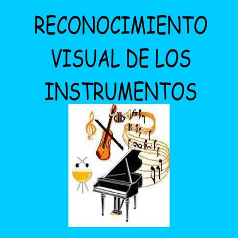 Reconocimiento visual auditivo_instrumentos_clasificacion