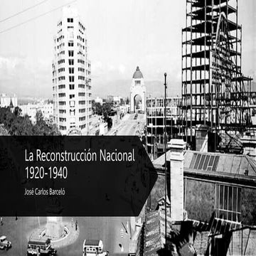 Unidad 7: Reconstrucción Nacional 1920-1940 | PPTX