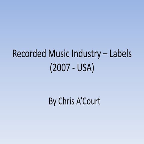 UMG Presentation | PDF