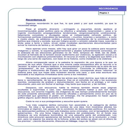 Recordemos