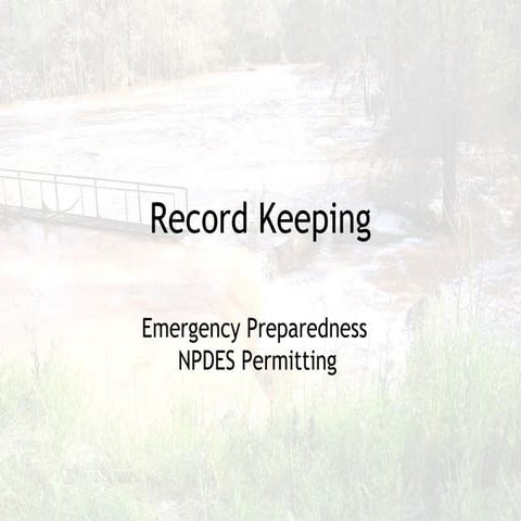 Record Keeping