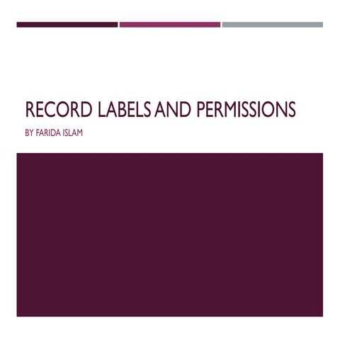 Record labels and permissions