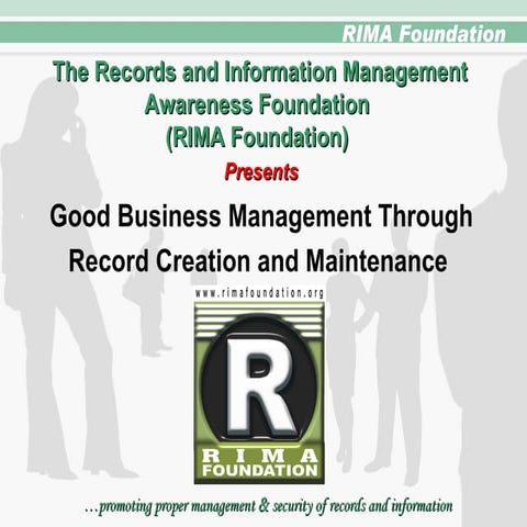 Records Creation And Maintenance
