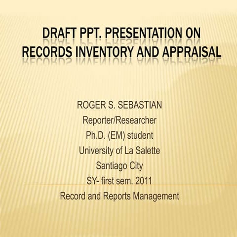 Records inventory final