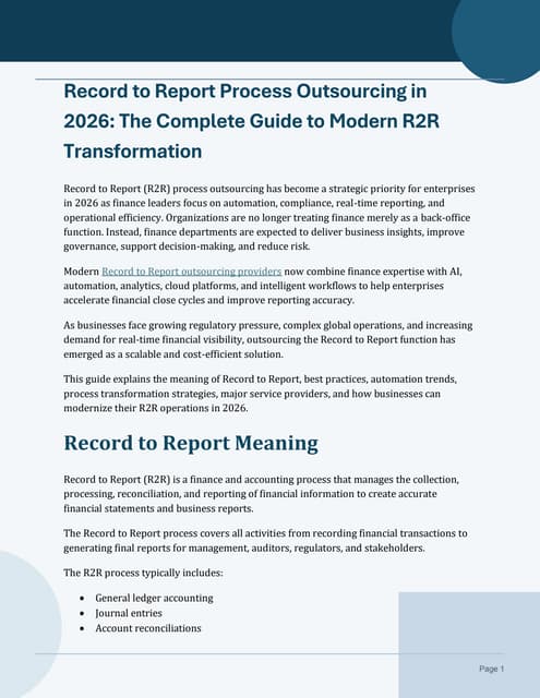 Record To Report Process Outsourcing In 2026 The Complete Guide PDF 7006c652 Thumbnail 