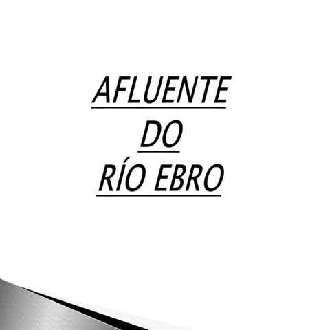 Recorrido do río ebro