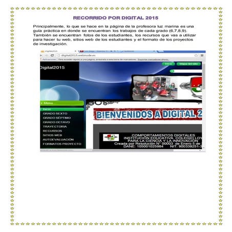 Recorrido por digital 2015