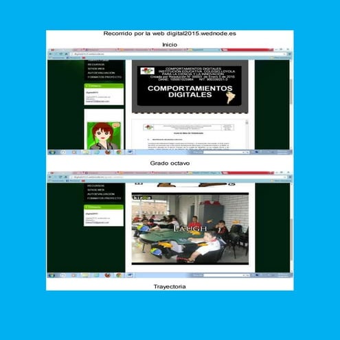 Recorrido por la web digital2015 