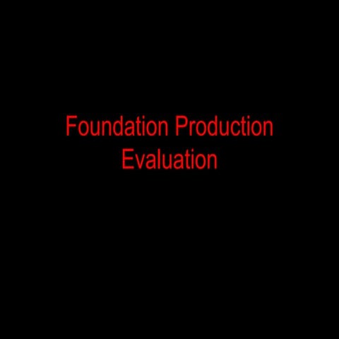 Media evaluation intro | PPTX