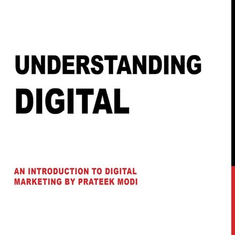 Learning Digital Marketing - A Beginner's guide to Online Marketing