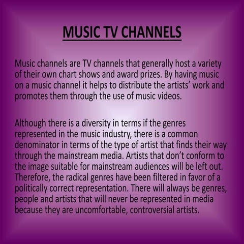 Music TV Channels