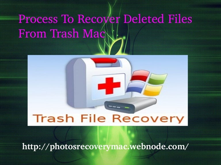 Solution For How to Recover Deleted Files From Trash Mac..!