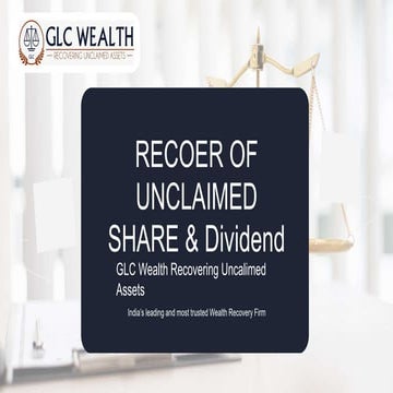 Recovery of shares | Unclaimed Dividend | Physical Share certificate.pptx