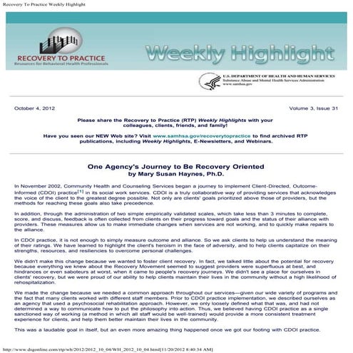 RecoveryToPracticeMaryHaynes