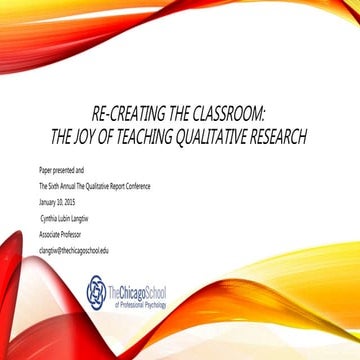 Qualitative Methods in Applied Linguistics | PPT
