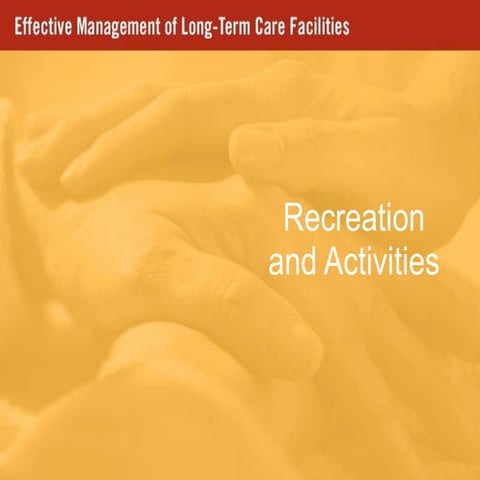 Recreation & Activities Powerpoint