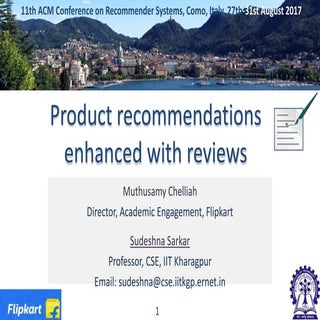 Product Recommendations Enhanced wi...