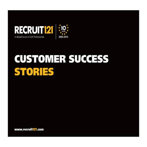 Recruit 121 Customer Success