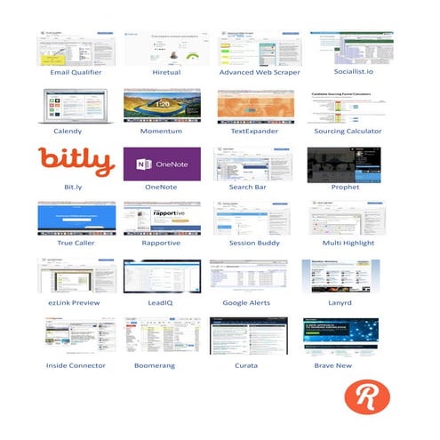 Talent42 2017: Recruiter Hunt Tools 1 pager