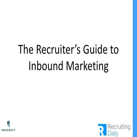 Recruiters guide to inbound marketing