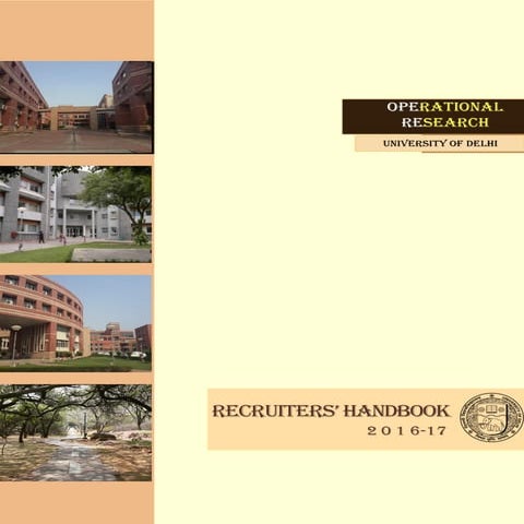 Recruiter's handbook