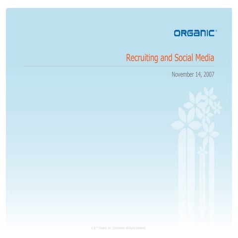 Recruiting And Social Media