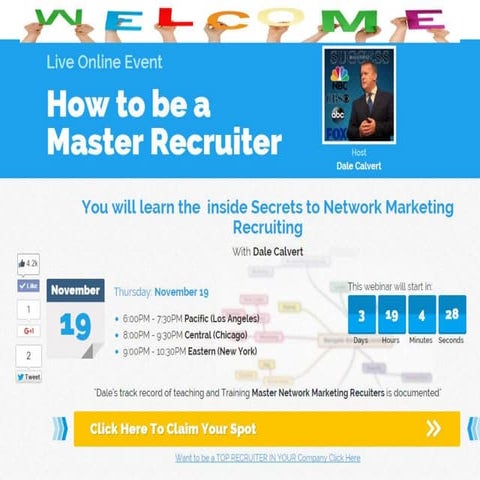 How to be a Master MLM Recruiter | PPTX