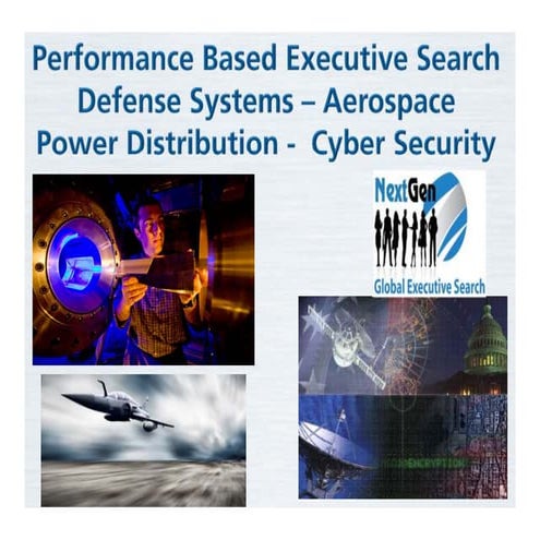 Aerospace Defense Cyber Security Executive Search