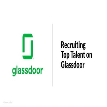 Recruiting Top Talent on Glassdoor
