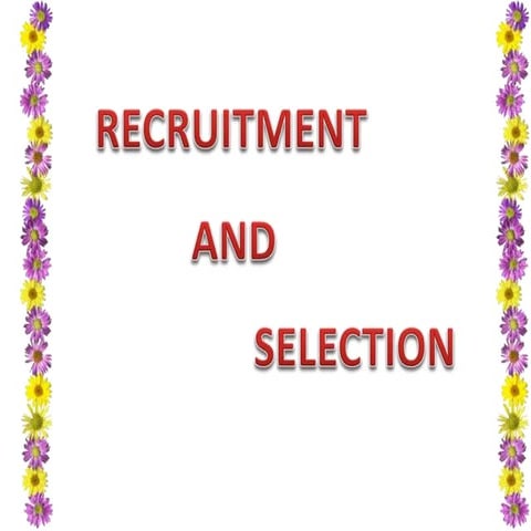 Recruitment