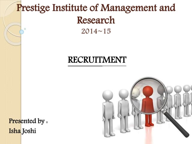 Recruitment