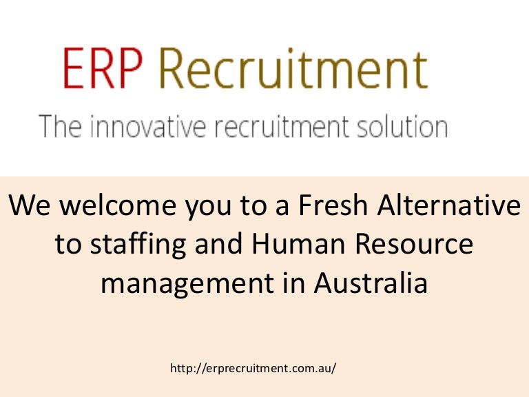 Recruitment agency in australia