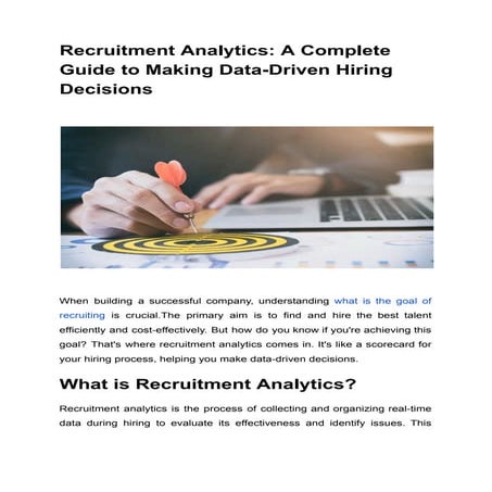 Recruitment Analytics_ A Complete Guide to Making Data-Driven Hiring Decision...