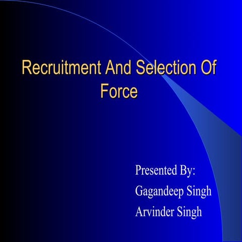 Recruitment & Selection process in Tesco | PPTX