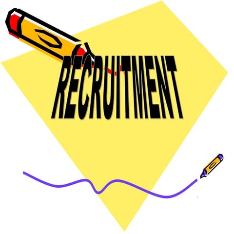 Recruitment and selection