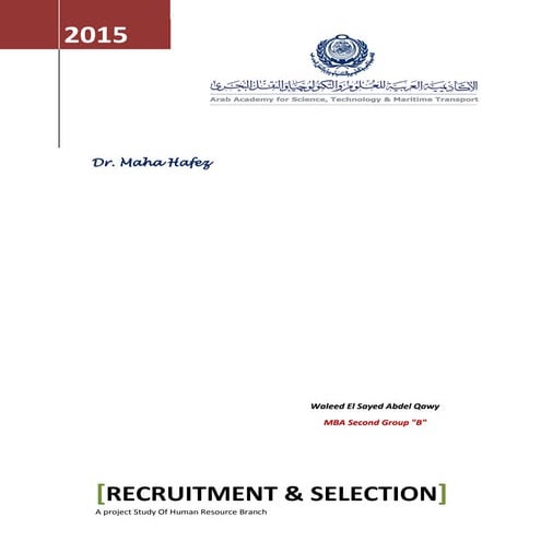 Recruitmentandselection