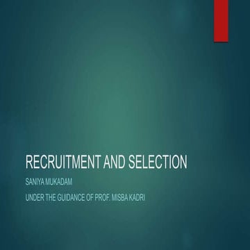 RECRUITMENT AND SELECTION.pptx